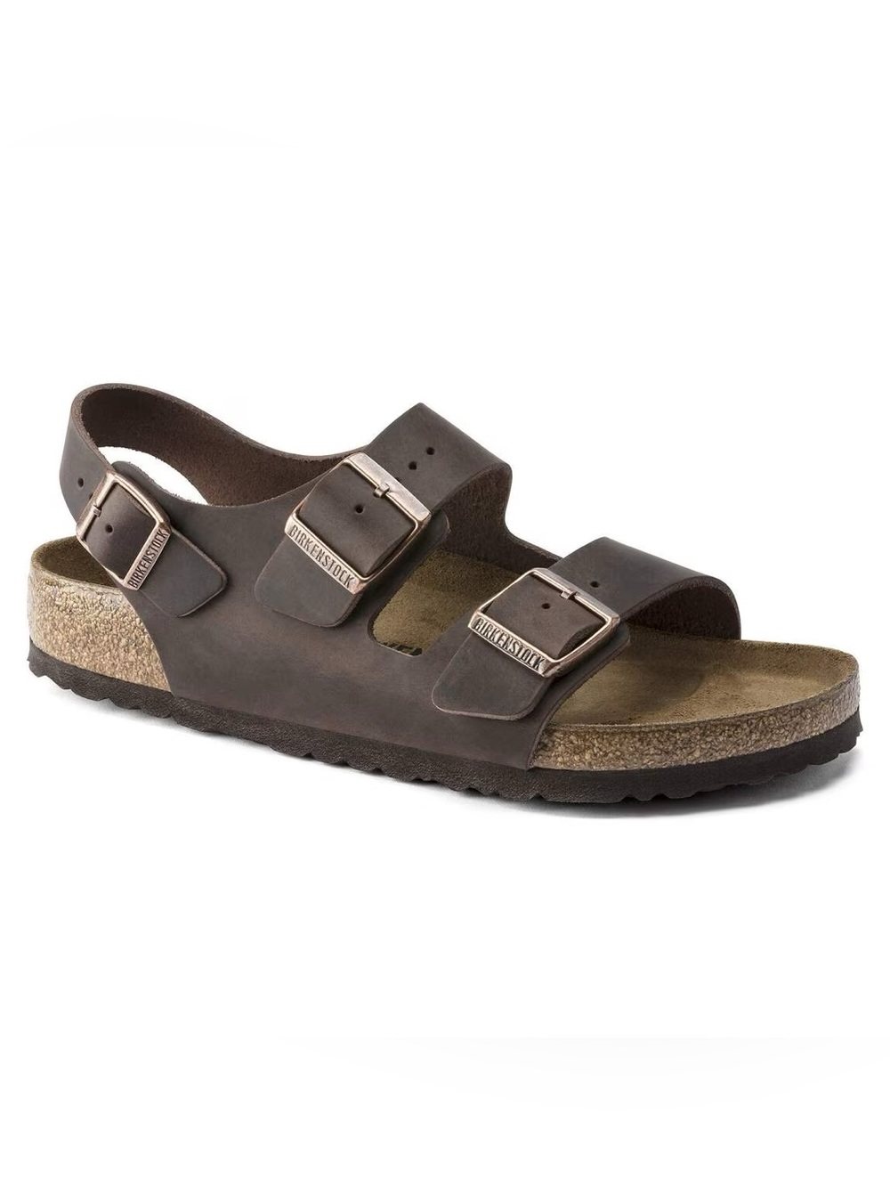 Birkenstock Milano  brown leather size 43